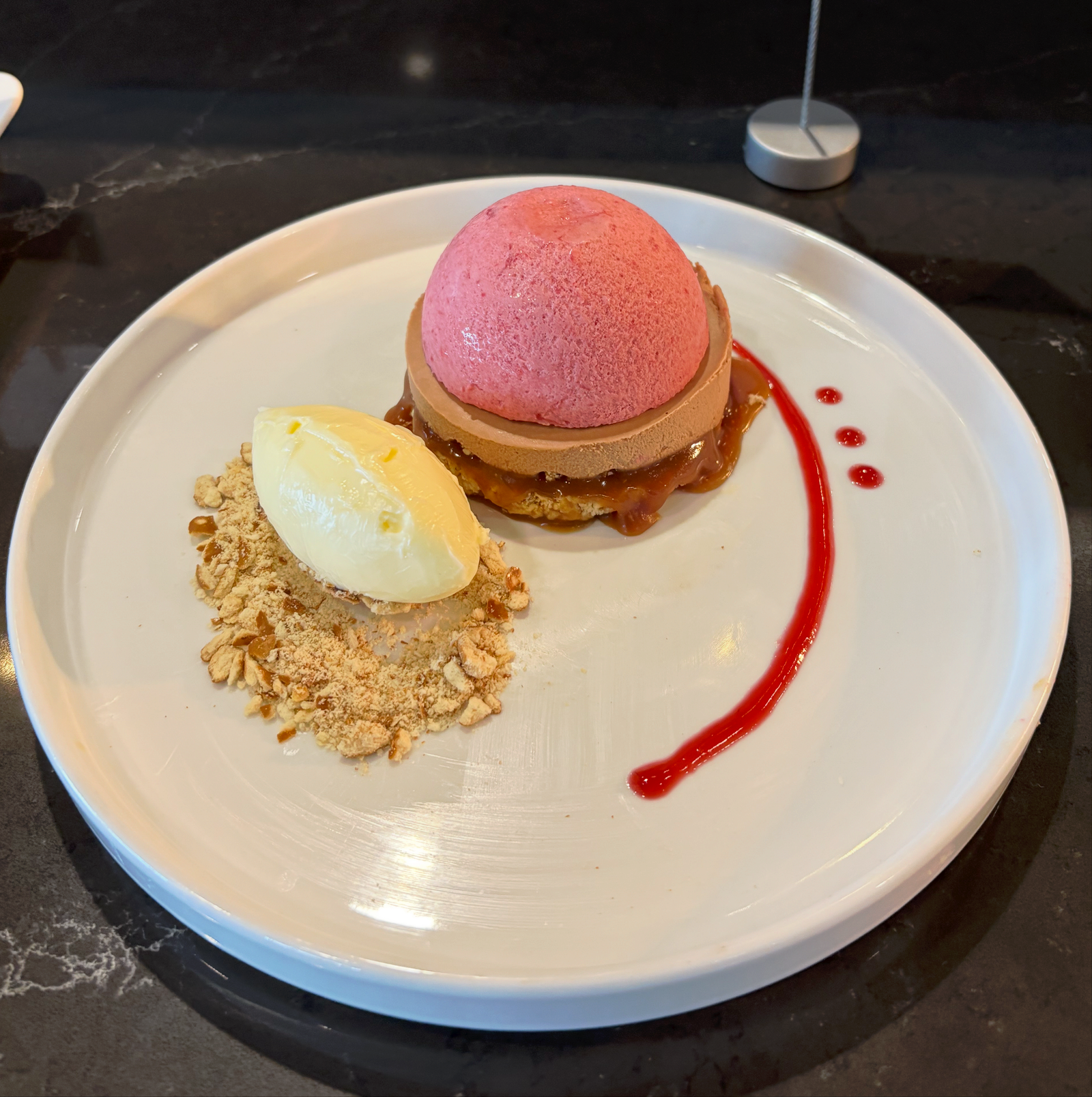 raspberry noir dessert